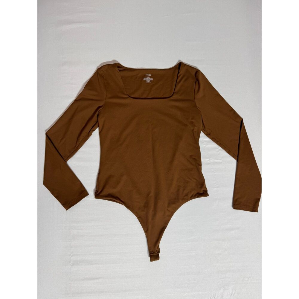 Nuuds Long Sleeve Square Neck Bodysuit Bundle | Size Large - Picture 6 of 8